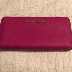 Michael Kors pink wallet